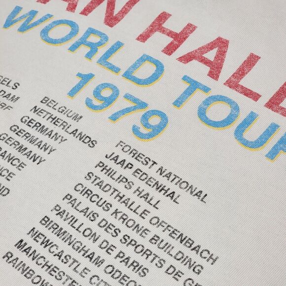 Van Halen 1979 Tour Graphic T-Shirt Size Medium Tee Vintage Rock Music Skater - Picture 5 of 9